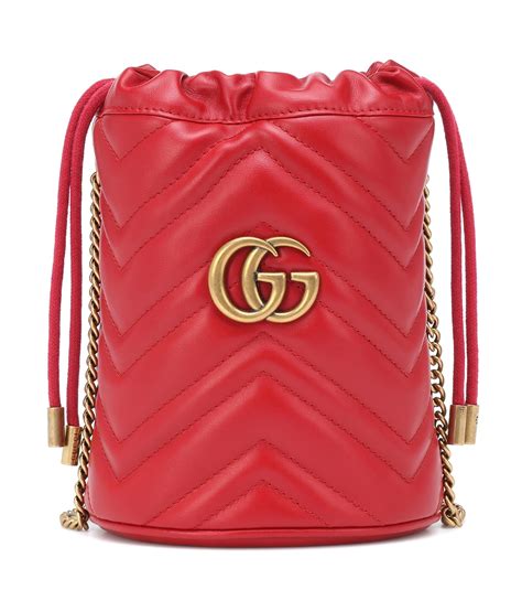 gucci marmont mini bucket bag.